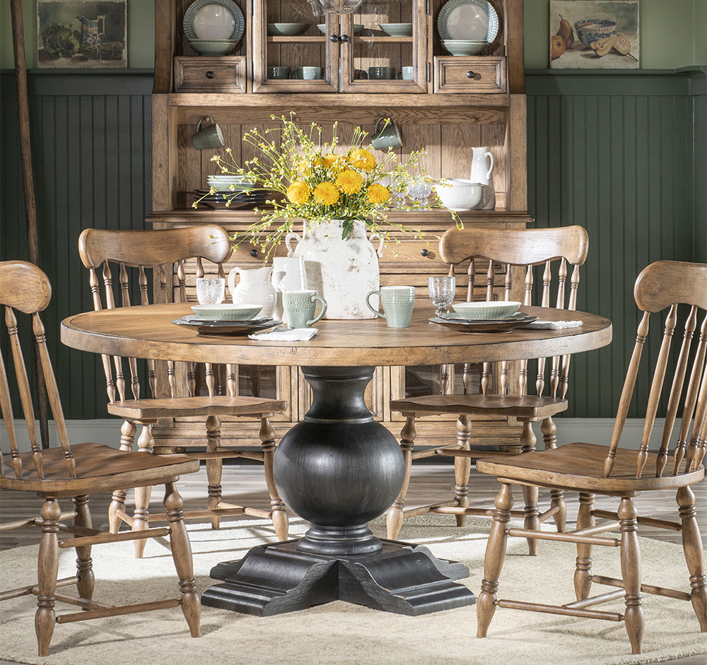 frametable with white upholstered bench